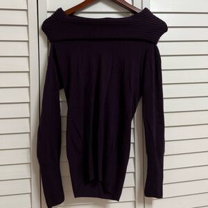 Calvin Klein Deep Purple Knit Top
